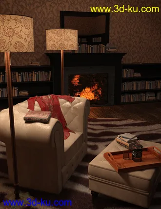 3D打印模型Perfect Pinups Film Noir Sitting Room的图片
