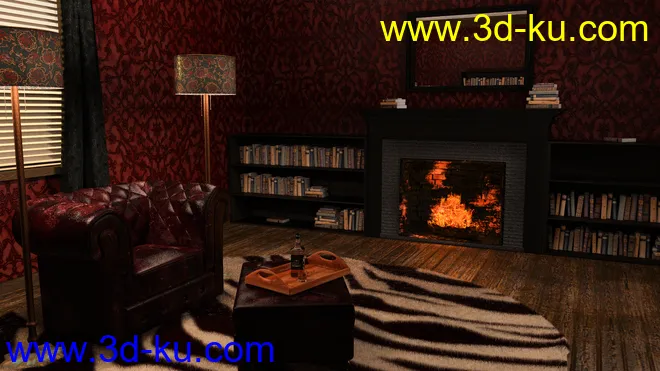 Perfect Pinups Film Noir Sitting Room模型的图片4