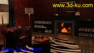 3D打印模型Perfect Pinups Film Noir Sitting Room的图片