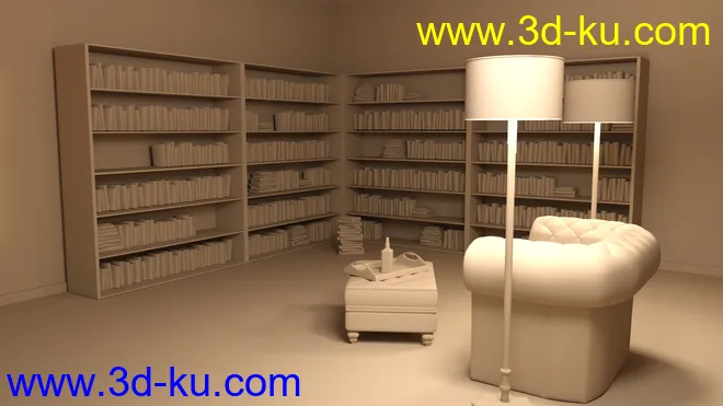 Perfect Pinups Film Noir Sitting Room模型的图片9