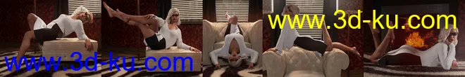 Perfect Pinups Film Noir Sitting Room模型的图片10