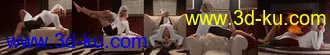 3D打印模型Perfect Pinups Film Noir Sitting Room的图片