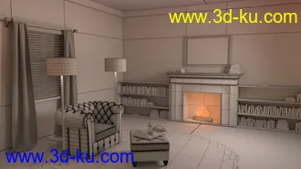 3D打印模型Perfect Pinups Film Noir Sitting Room的图片