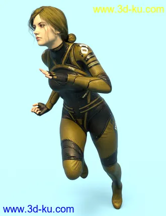 3D打印模型PF Outfit for Genesis 8 and 8.1 Females的图片