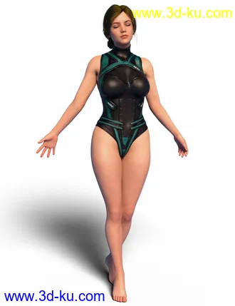 3D打印模型PF Outfit for Genesis 8 and 8.1 Females的图片