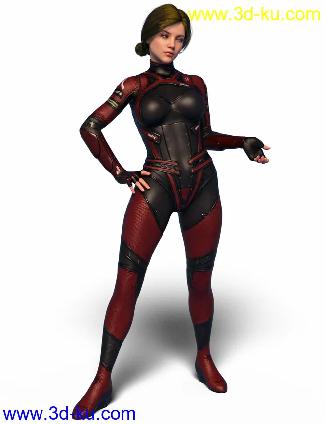 PF Outfit for Genesis 8 and 8.1 Females模型的图片6