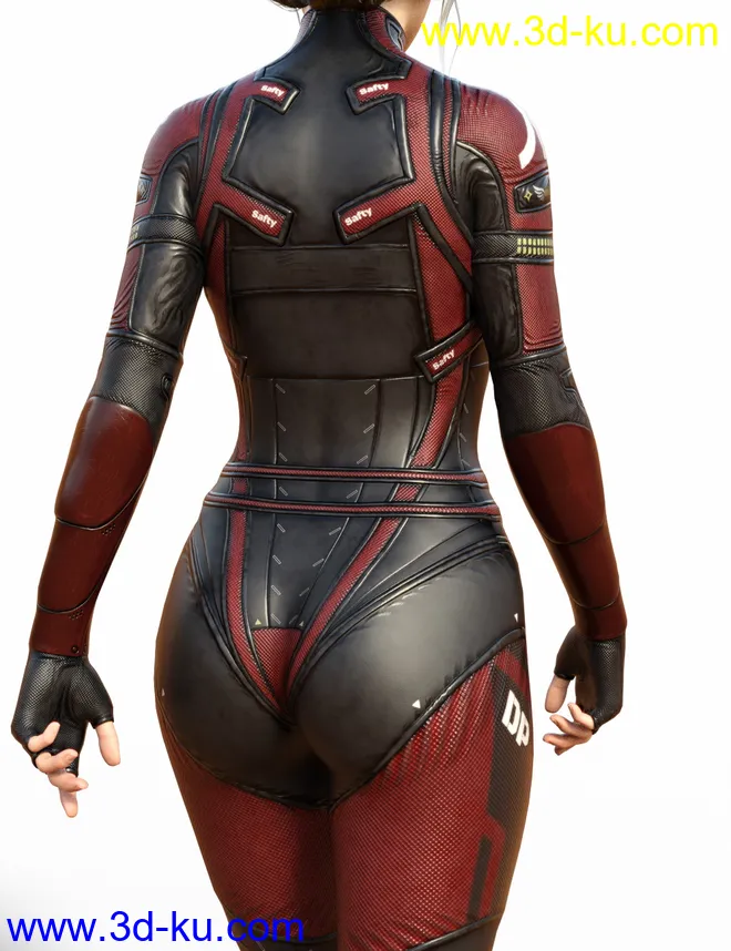 PF Outfit for Genesis 8 and 8.1 Females模型的图片8