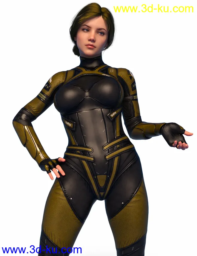 PF Outfit for Genesis 8 and 8.1 Females模型的图片9