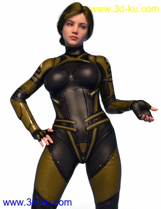 3D打印模型PF Outfit for Genesis 8 and 8.1 Females的图片