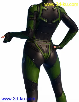 3D打印模型PF Outfit for Genesis 8 and 8.1 Females的图片