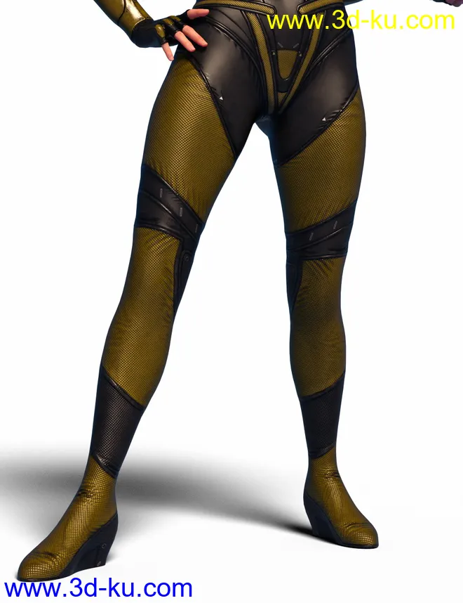 PF Outfit for Genesis 8 and 8.1 Females模型的图片11