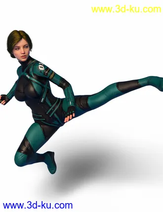 3D打印模型PF Outfit for Genesis 8 and 8.1 Females的图片