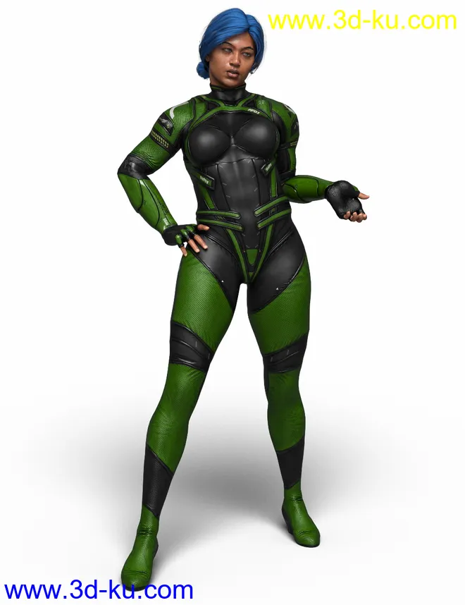 PF Outfit for Genesis 8 and 8.1 Females模型的图片13