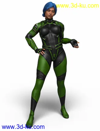 3D打印模型PF Outfit for Genesis 8 and 8.1 Females的图片