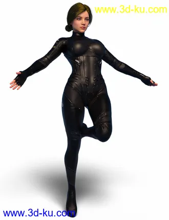 3D打印模型PF Outfit for Genesis 8 and 8.1 Females的图片