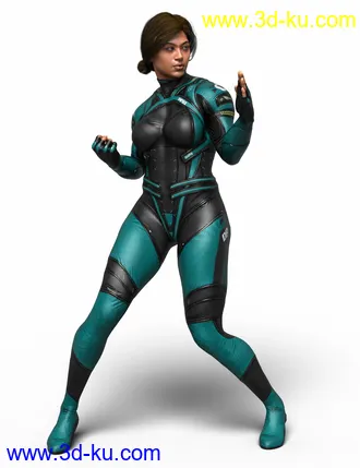 3D打印模型PF Outfit for Genesis 8 and 8.1 Females的图片