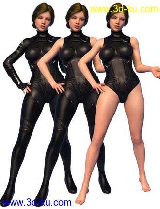 3D打印模型PF Outfit for Genesis 8 and 8.1 Females的图片