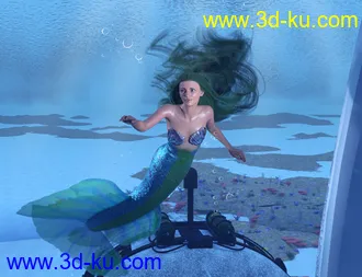 3D打印模型PhilW's Mermaid Tail Textures for Coral 8.1的图片