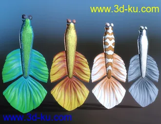 3D打印模型PhilW's Mermaid Tail Textures for Coral 8.1的图片