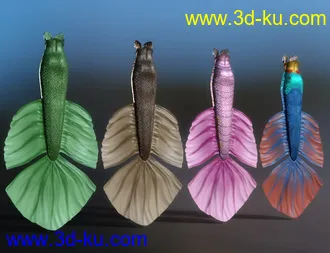 3D打印模型PhilW's Mermaid Tail Textures for Coral 8.1的图片