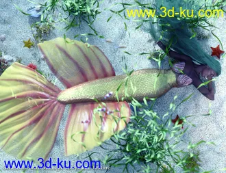 3D打印模型PhilW's Mermaid Tail Textures for Coral 8.1的图片