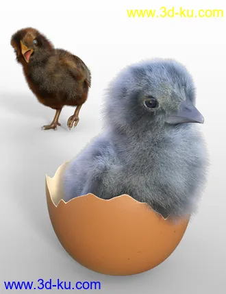 3D打印模型Pip the Chick的图片