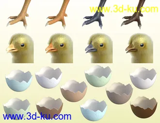 3D打印模型Pip the Chick的图片