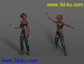 3D打印模型Pirate Animations for Jinx 8.1 and Genesis 8.1 Female的图片