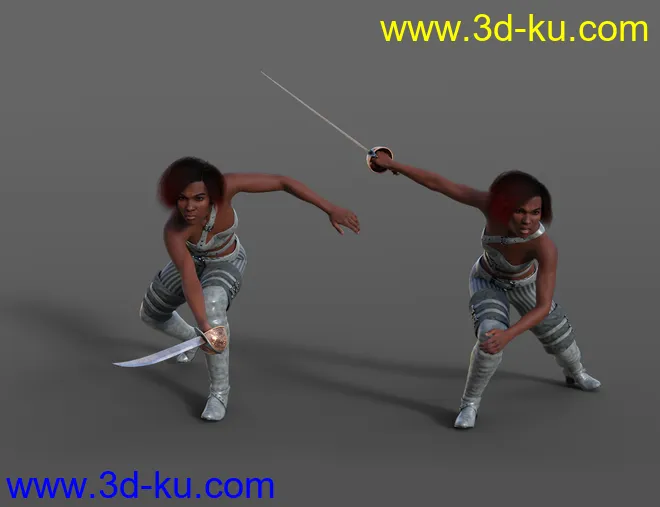 Pirate Animations for Jinx 8.1 and Genesis 8.1 Female模型的图片5