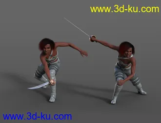 3D打印模型Pirate Animations for Jinx 8.1 and Genesis 8.1 Female的图片