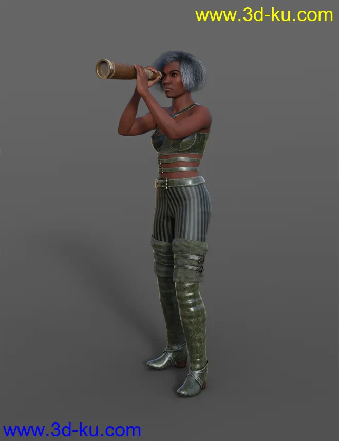 Pirate Animations for Jinx 8.1 and Genesis 8.1 Female模型的图片6