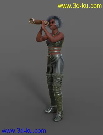 3D打印模型Pirate Animations for Jinx 8.1 and Genesis 8.1 Female的图片