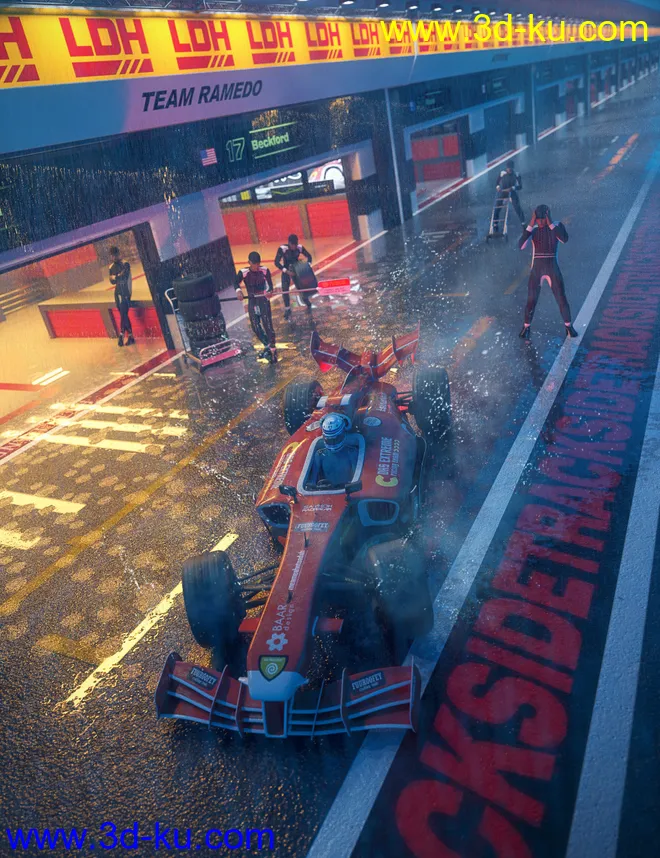 Pit Lane Garage模型的图片1