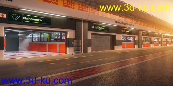 Pit Lane Garage模型的图片2