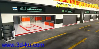 3D打印模型Pit Lane Garage的图片