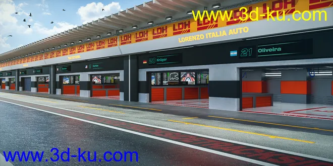 Pit Lane Garage模型的图片7