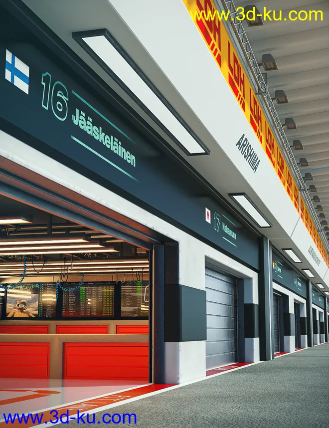 Pit Lane Garage模型的图片8