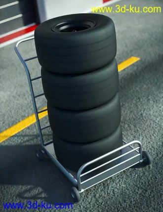 3D打印模型Pit Lane Garage的图片