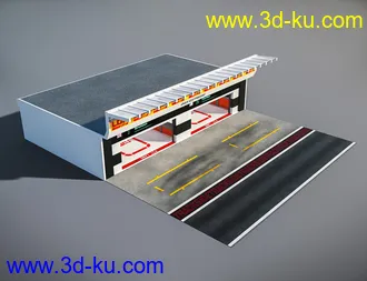 3D打印模型Pit Lane Garage的图片