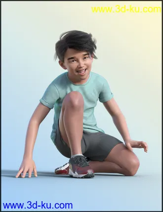 3D打印模型Play Poses for Kayden 8.1 and Genesis 8.1 Males的图片