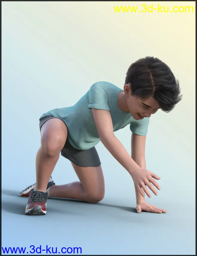 Play Poses for Kayden 8.1 and Genesis 8.1 Males模型的图片4