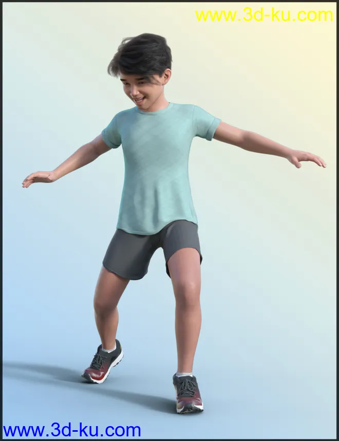 Play Poses for Kayden 8.1 and Genesis 8.1 Males模型的图片5