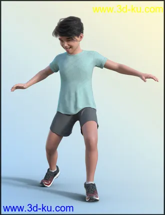 3D打印模型Play Poses for Kayden 8.1 and Genesis 8.1 Males的图片