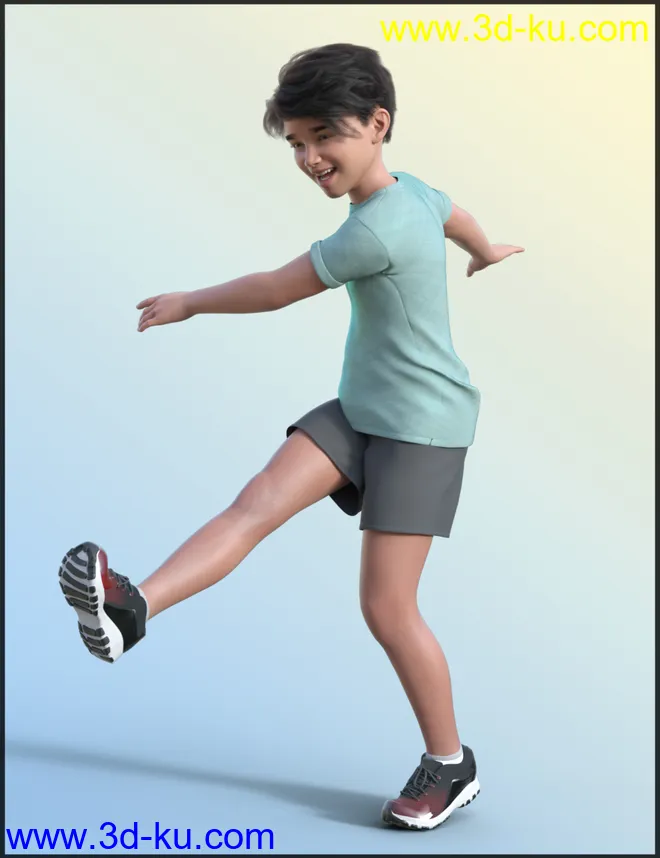 Play Poses for Kayden 8.1 and Genesis 8.1 Males模型的图片7