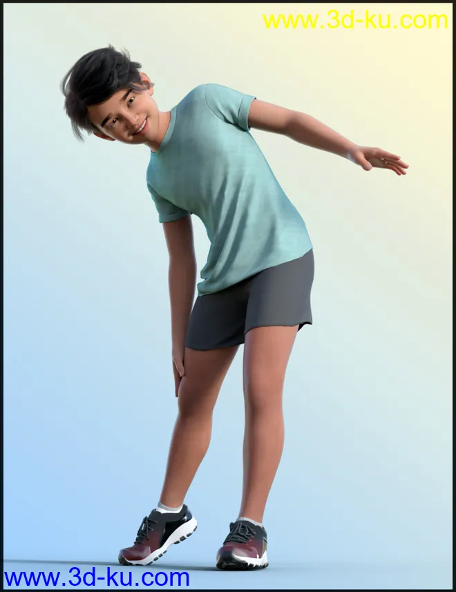 Play Poses for Kayden 8.1 and Genesis 8.1 Males模型的图片12