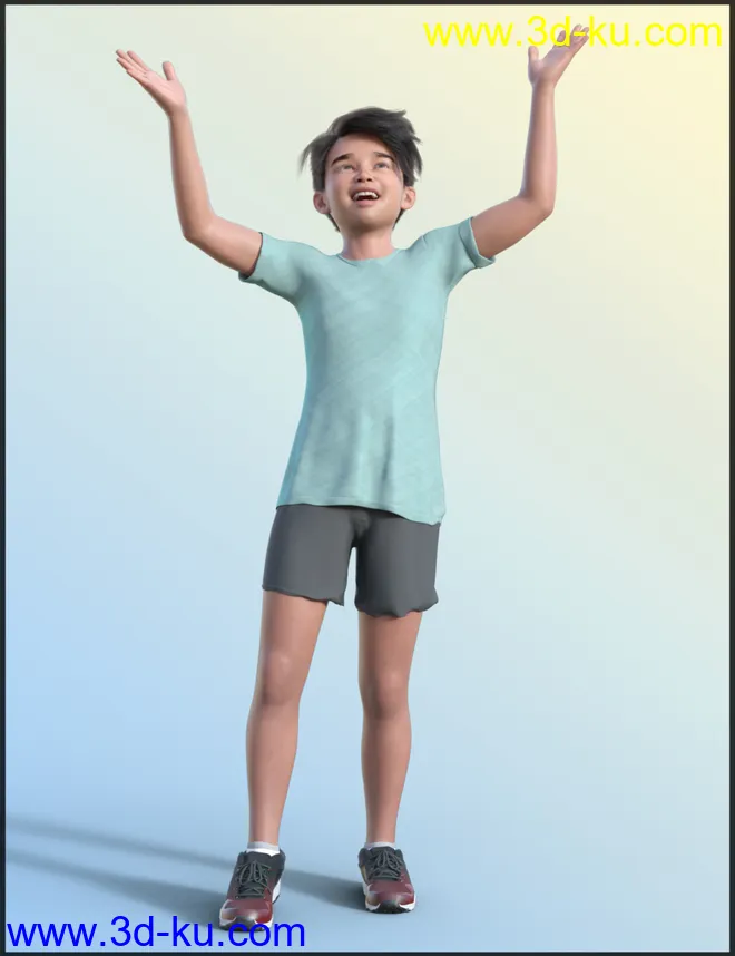 Play Poses for Kayden 8.1 and Genesis 8.1 Males模型的图片13