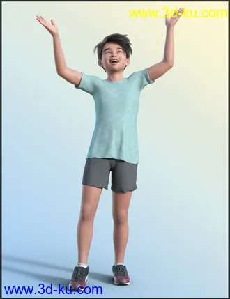 3D打印模型Play Poses for Kayden 8.1 and Genesis 8.1 Males的图片