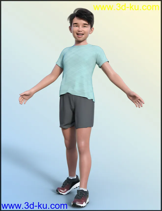 Play Poses for Kayden 8.1 and Genesis 8.1 Males模型的图片15