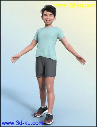 3D打印模型Play Poses for Kayden 8.1 and Genesis 8.1 Males的图片