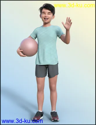 3D打印模型Play Poses for Kayden 8.1 and Genesis 8.1 Males的图片